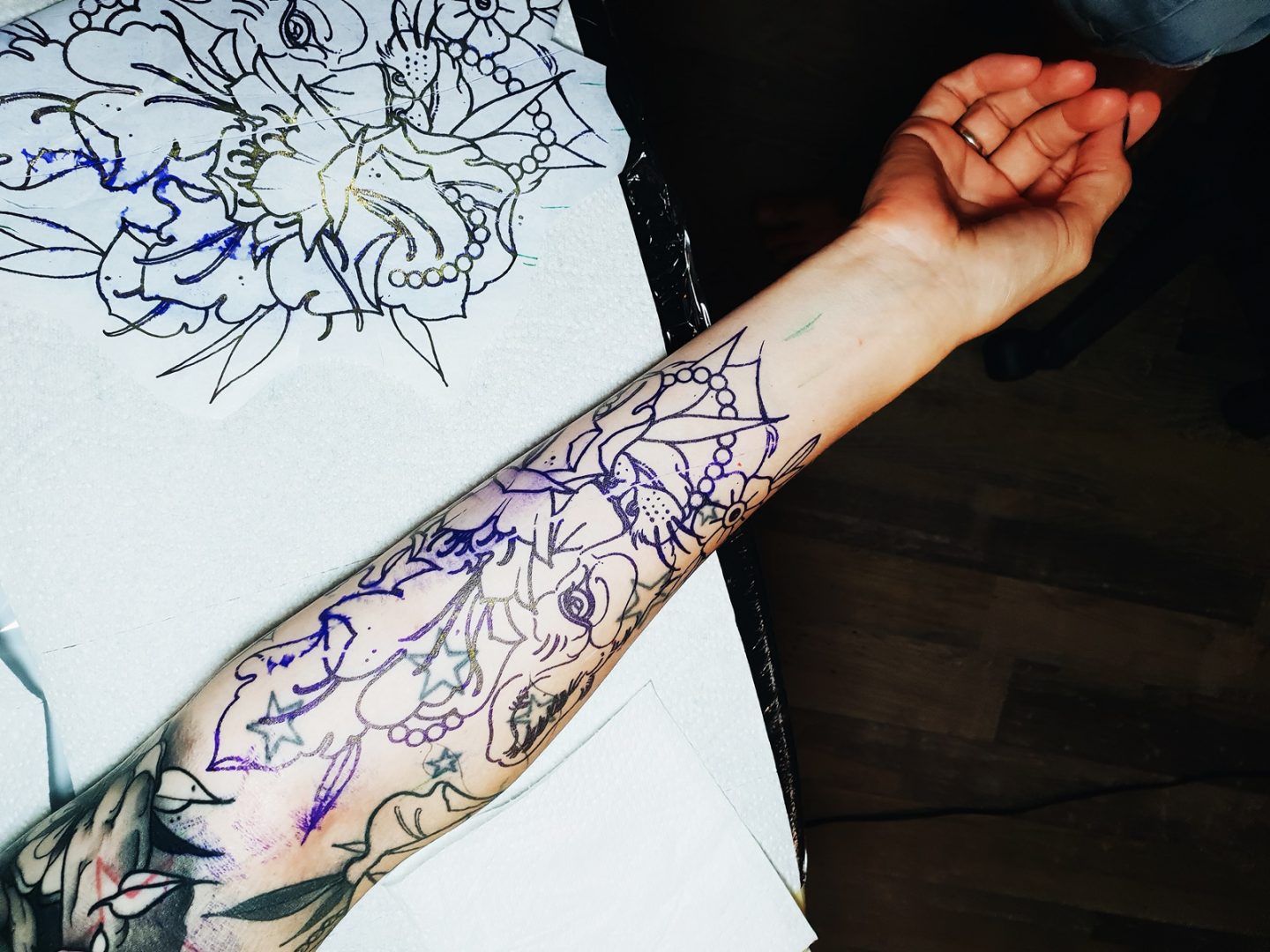 Inspiration Farbe Unter Der Haut Tattoos Starlights In The Kitchen