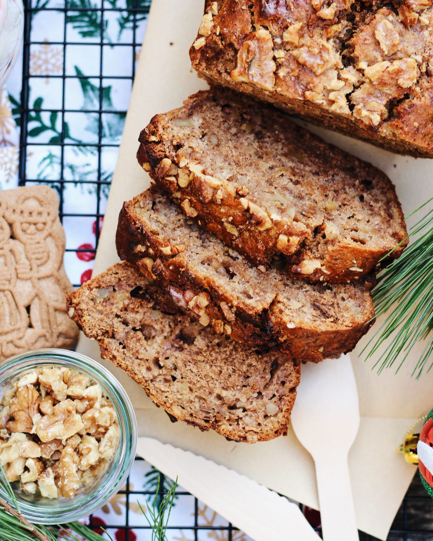 FOOD | Christmas-Bananabread: Weihnachtliches veganes Bananenbrot mit ...